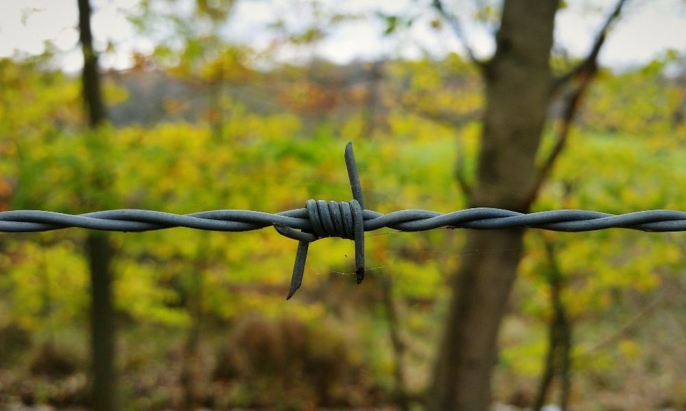 How To Attach Barbed Wire Fencing To Metal Pipe Posts