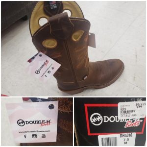 Double H boots that are worn during Yellowstone set