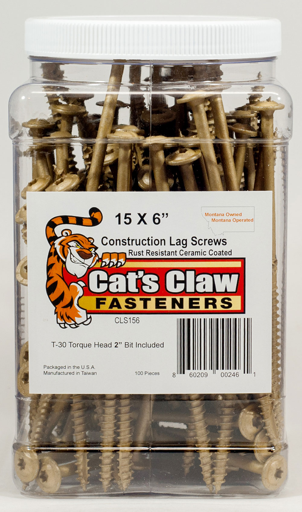 #15 x 5 Construction Lag Screws