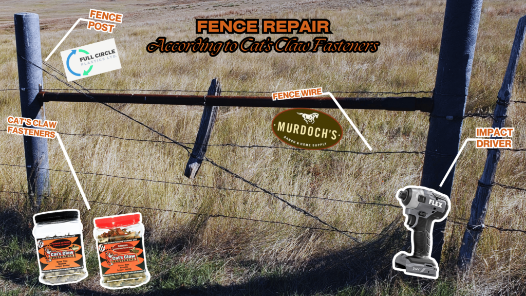 Fence repair kits