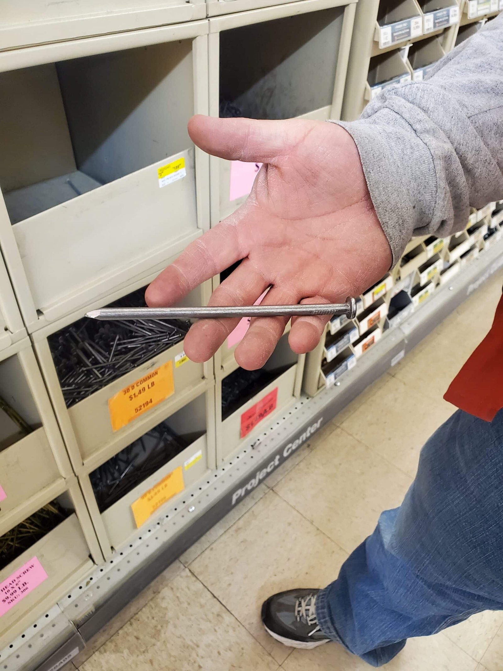 Thick Cement Steel Nails