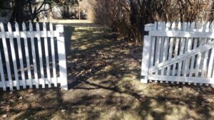 Fence picket spacing