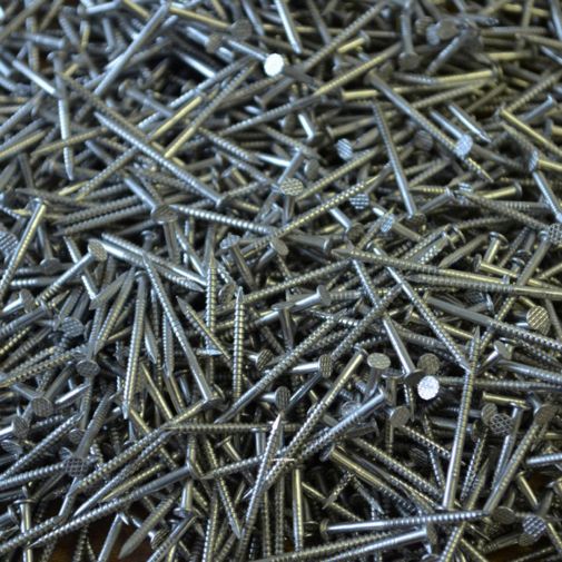 Stainless steel siding nails